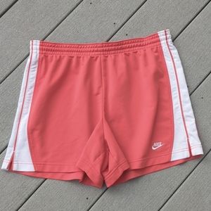 Nike Elastic Tie Waist Side Stripe Shorts